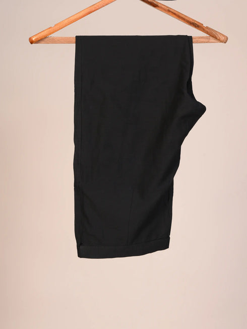 Black kurti set with Thread Work